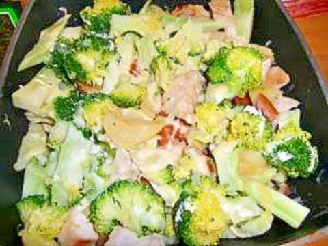 簡単！フライパンひとつ！鶏肉焼いて野菜を入れて